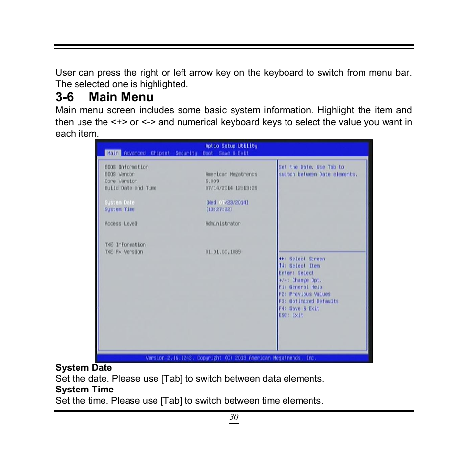 6 main menu | Jetway Computer NF9T User Manual | Page 35 / 53