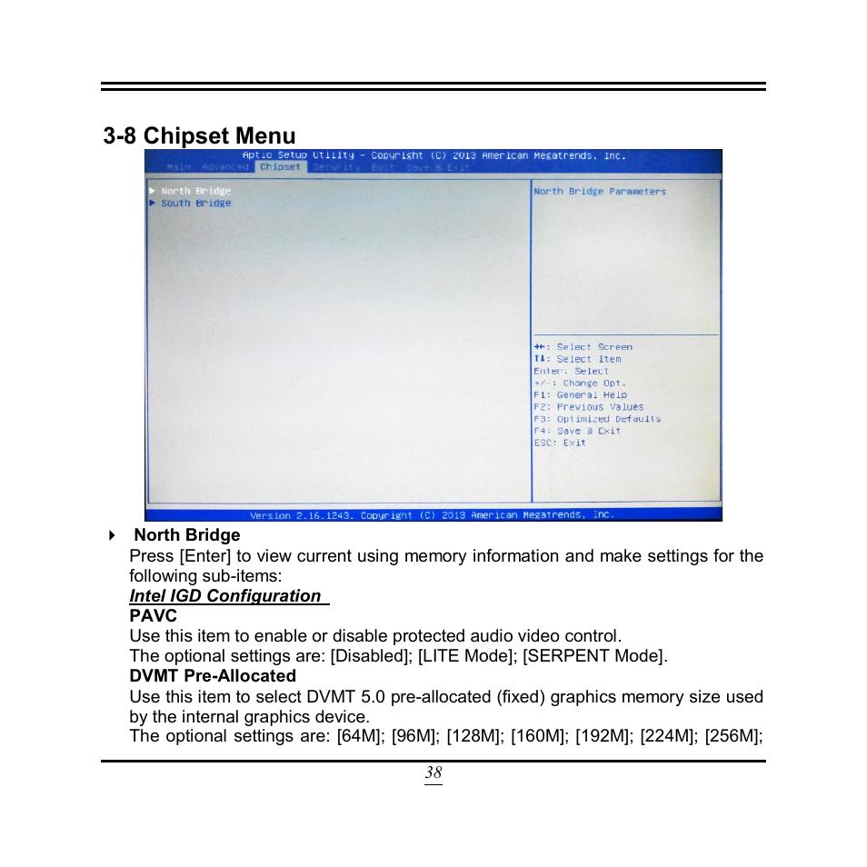 8 chipset menu | Jetway Computer NF9N User Manual | Page 43 / 49