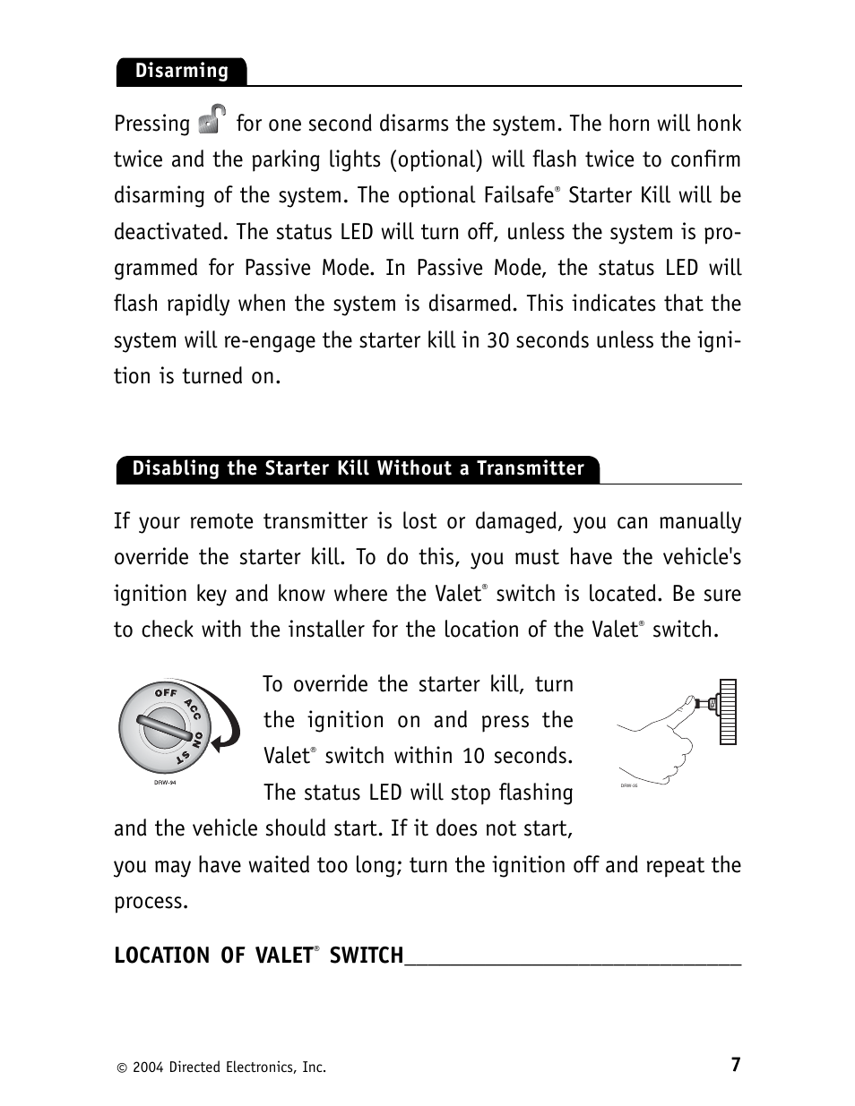 CLIFFORD G5 11CX 562C User Manual | Page 11 / 20