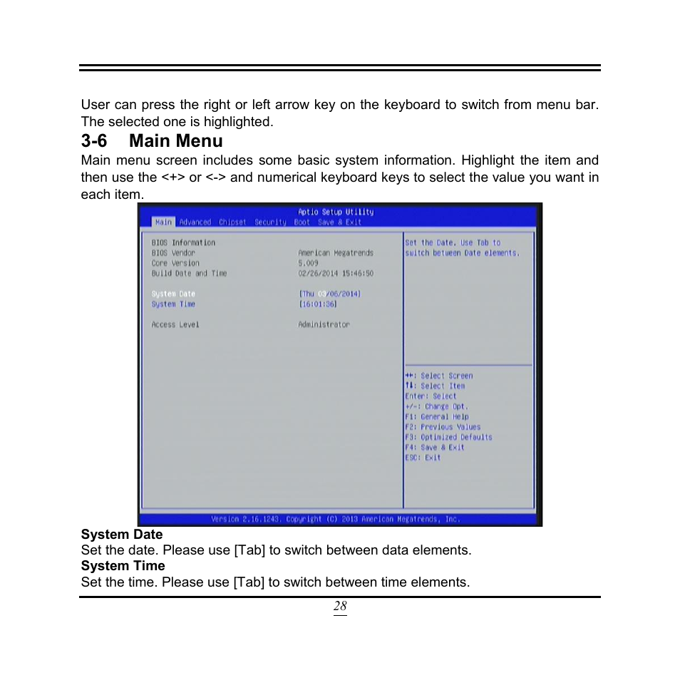 6 main menu | Jetway Computer NF9M User Manual | Page 33 / 50