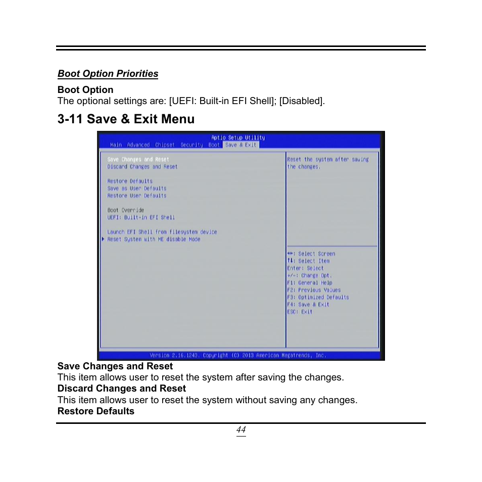 11 save & exit menu | Jetway Computer NF9M User Manual | Page 49 / 50