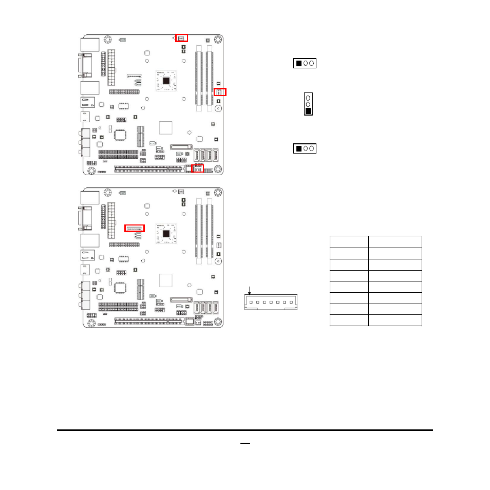 12) lvds inverter (7-pin): inverter | Jetway Computer NF9D User Manual | Page 22 / 39
