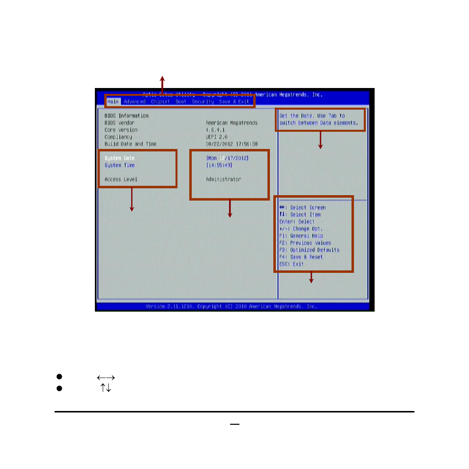 2 bios menu screen, 3 function keys | Jetway Computer NC9NDL User Manual | Page 28 / 41