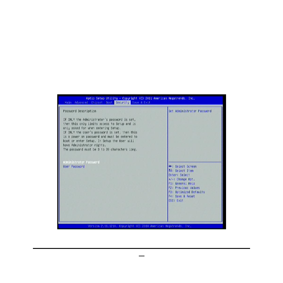 10 security menu | Jetway Computer NC9NDL User Manual | Page 40 / 41