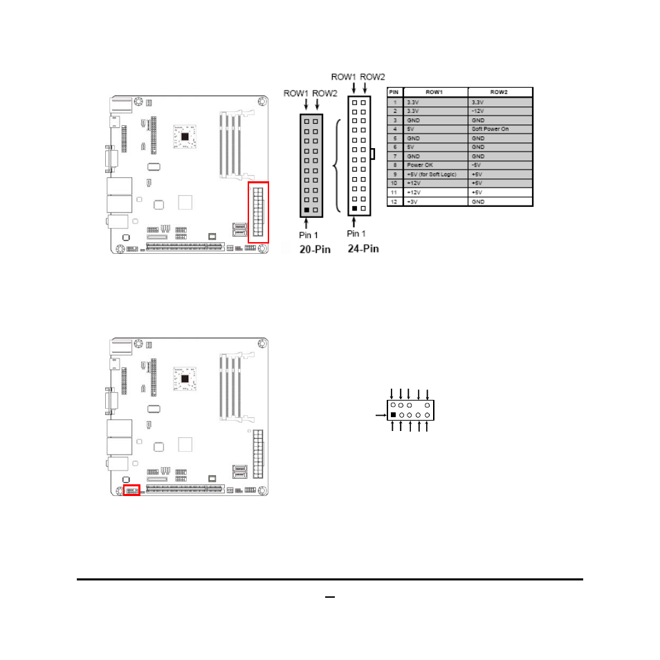 2-2 headers, 9 (3) power connector (24-pin block): atxpwr | Jetway Computer NC9KDL User Manual | Page 14 / 32