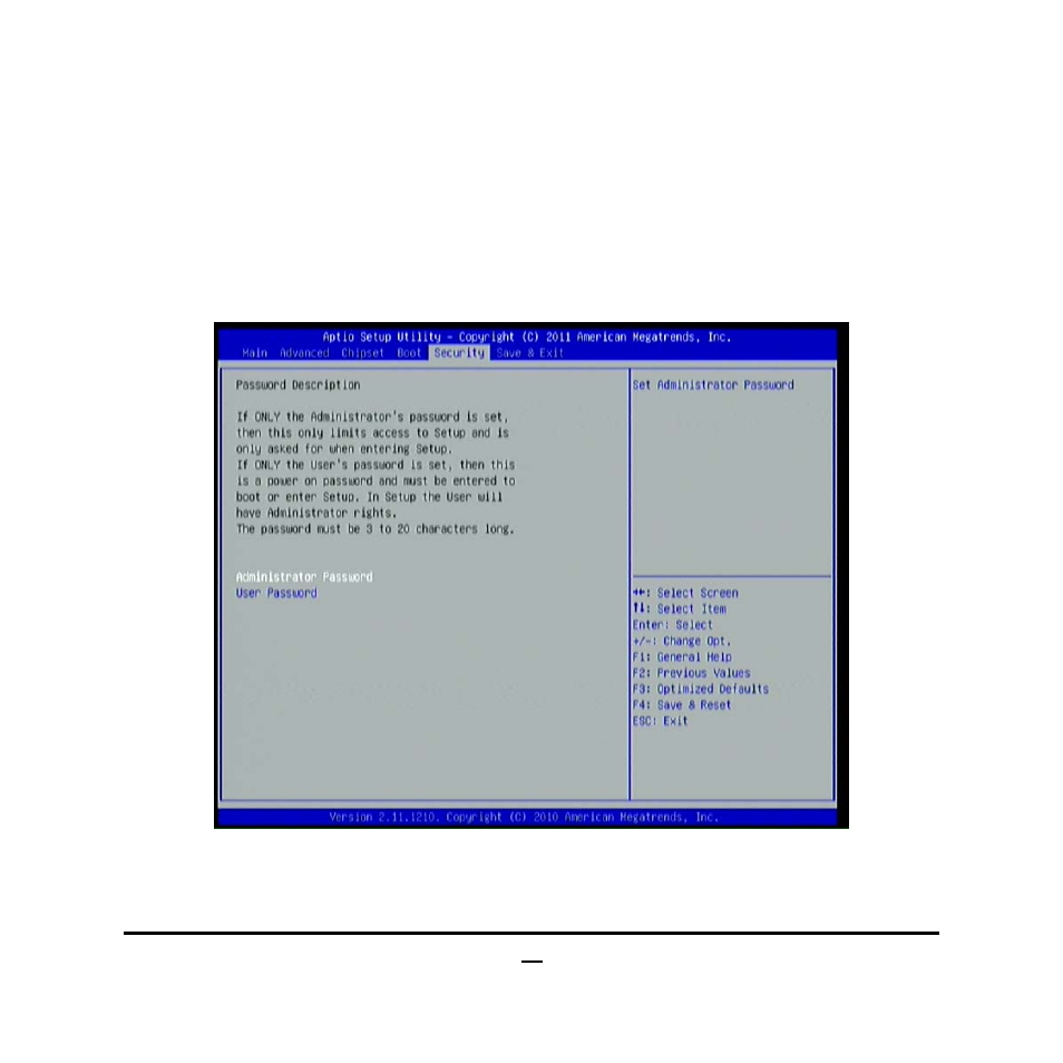 10 security menu | Jetway Computer NC9KDL User Manual | Page 31 / 32