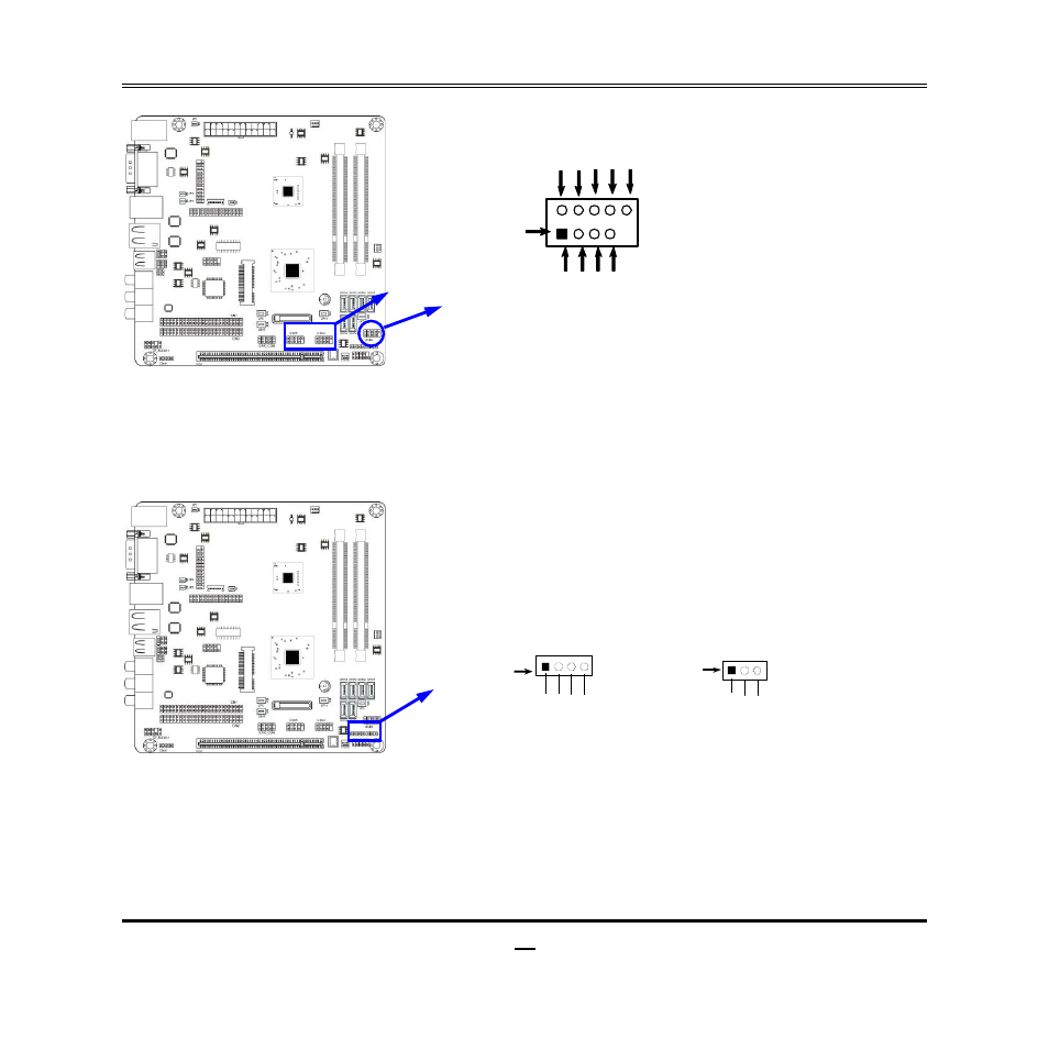 Usb 3/4/5 header | Jetway Computer NF99FL User Manual | Page 18 / 42