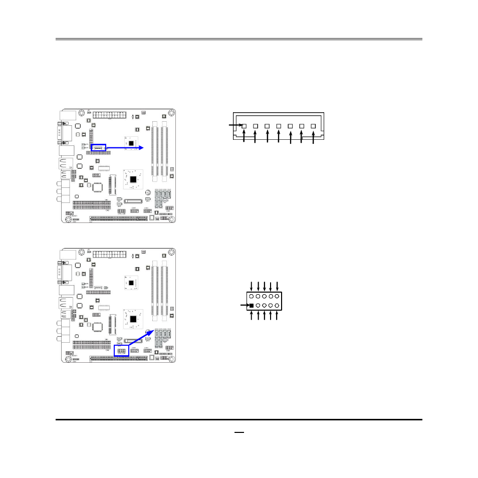 Pin 1 | Jetway Computer NF99FL User Manual | Page 22 / 42