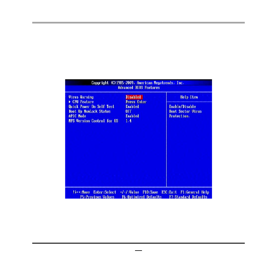 5 advanced bios features | Jetway Computer NF99FL User Manual | Page 28 / 42