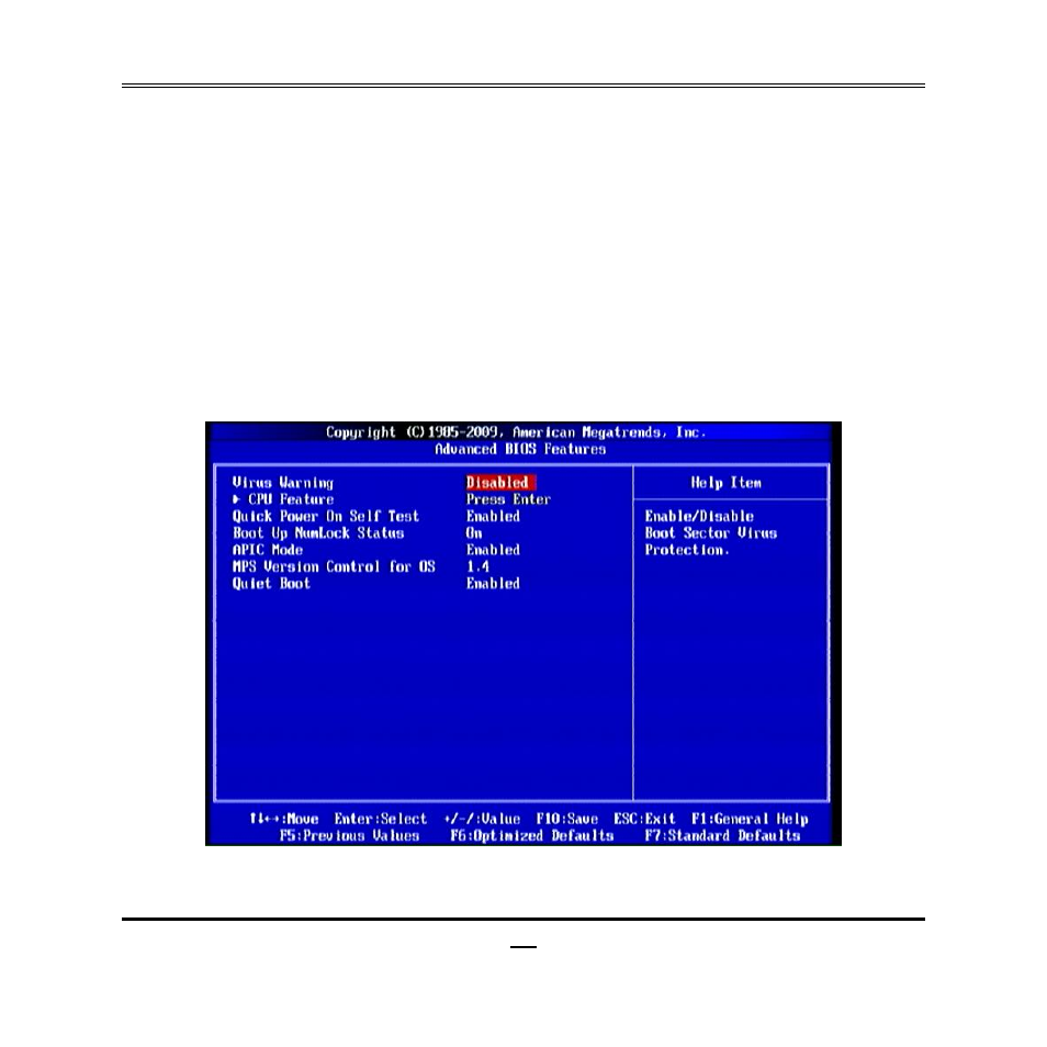 5 advanced bios features | Jetway Computer NF96U User Manual | Page 29 / 44