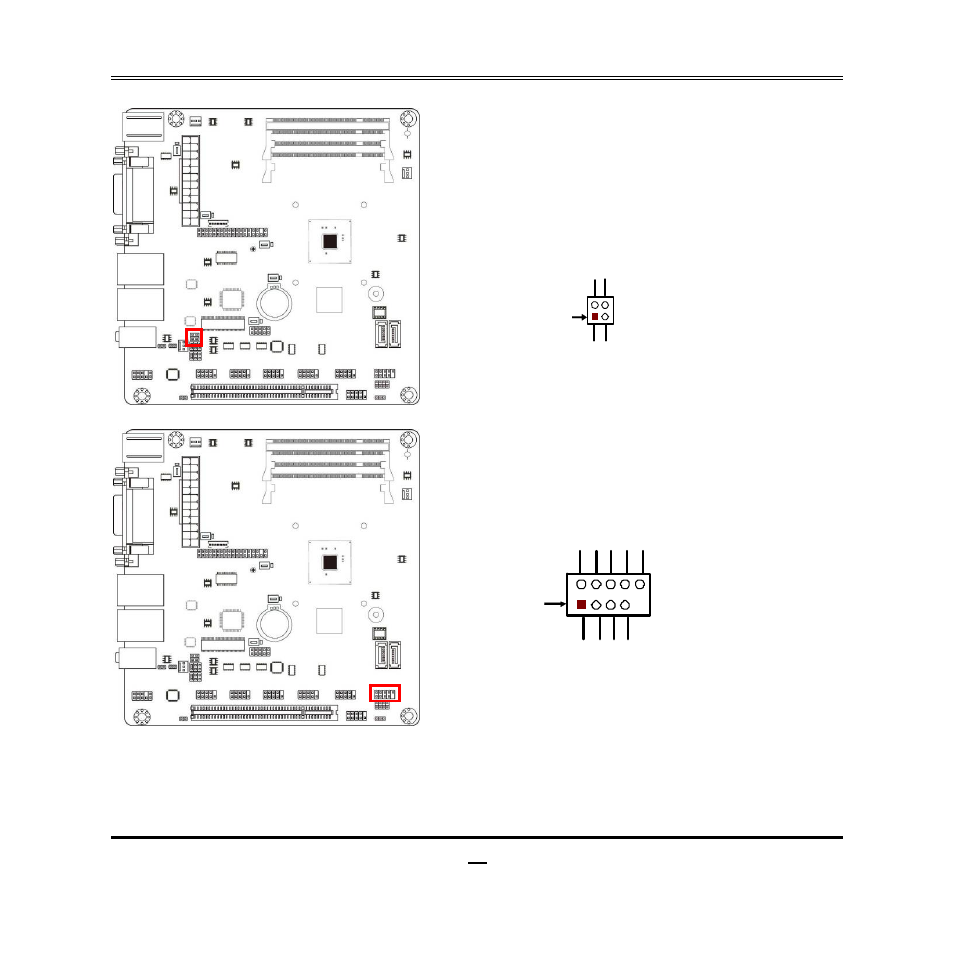 Usb2 header | Jetway Computer NC9MGL User Manual | Page 19 / 45