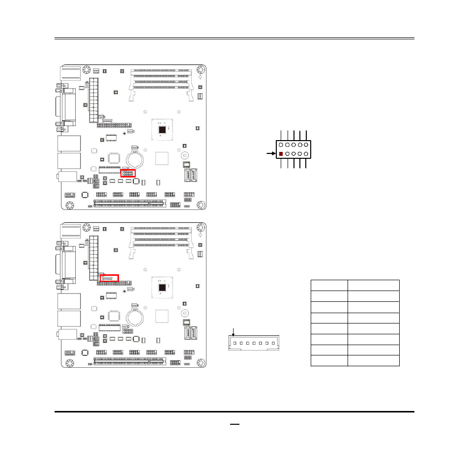 13) inverter (7-pin): lvds inverter, Gpio_con header | Jetway Computer NC9MGL User Manual | Page 23 / 45