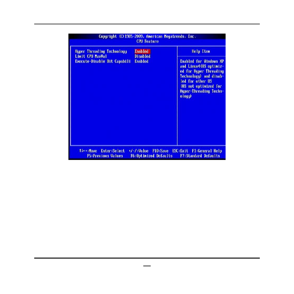 5-1 cpu feature, 6 advanced chipset features | Jetway Computer NC9MGL User Manual | Page 32 / 45
