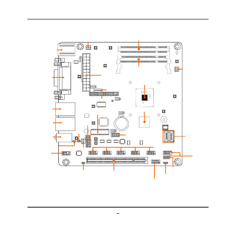 Motherboard internal diagram | Jetway Computer NC9MGL User Manual | Page 9 / 45