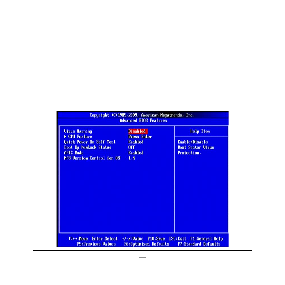 5 advanced bios features | Jetway Computer NC9I User Manual | Page 32 / 48