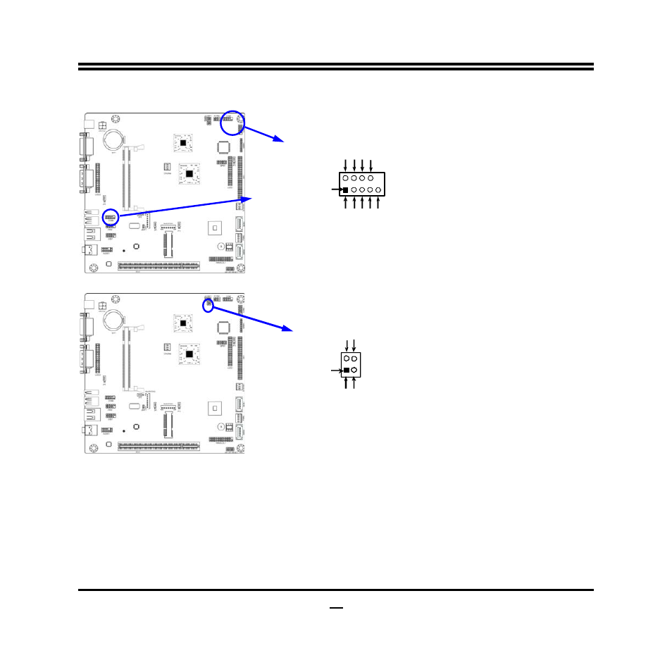 Com connector, Tx-rxcom1 header | Jetway Computer NF95A User Manual | Page 19 / 44