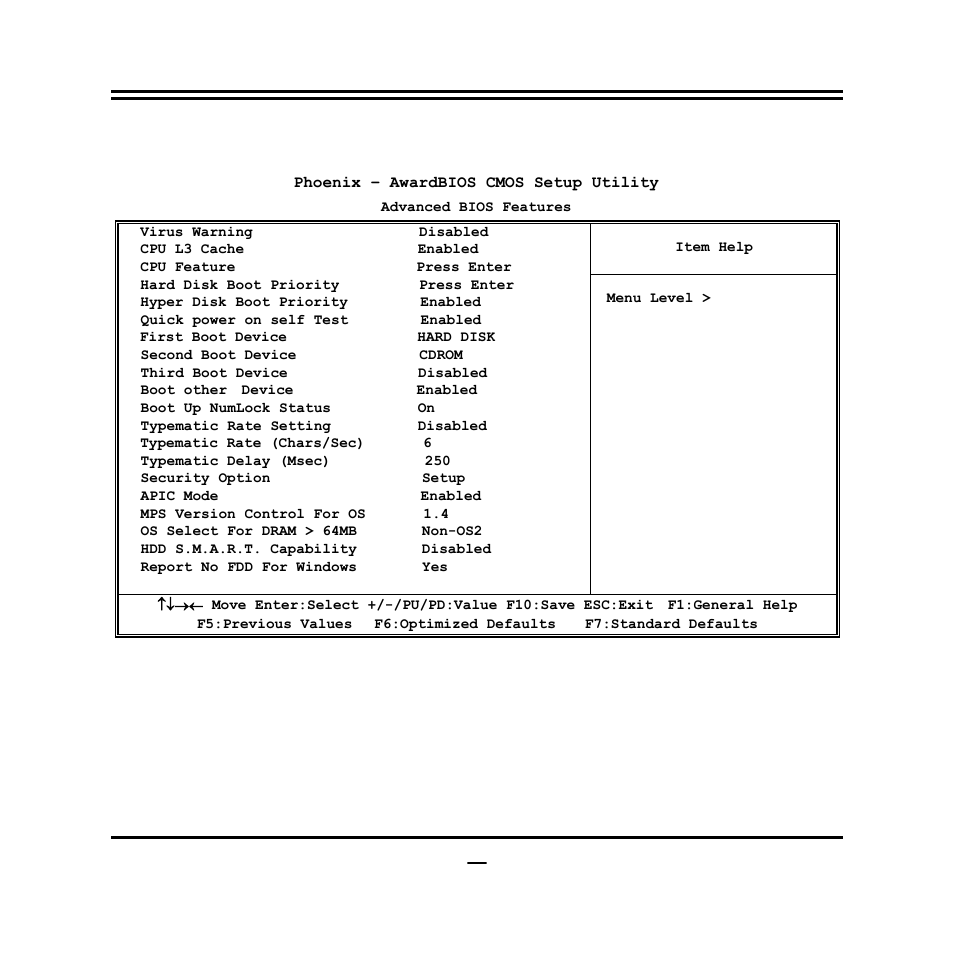 4 advanced bios features | Jetway Computer NF94 User Manual | Page 28 / 42