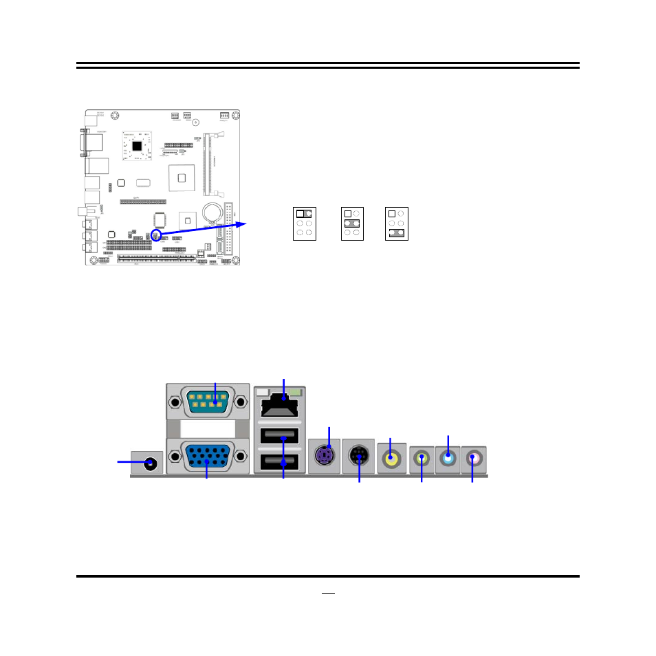2 connectors and headers, 2-1 connectors, 1) audio connector: (line-in/ line-out/ mic-in) | 2 connectors and headers 2-2-1 connectors | Jetway Computer NF92 User Manual | Page 15 / 43