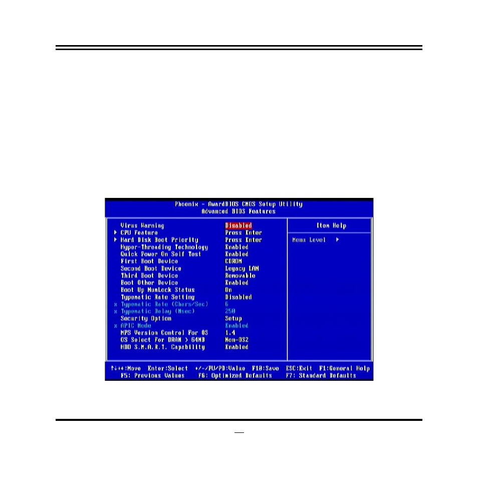 5 advanced bios features | Jetway Computer NF92 User Manual | Page 28 / 43