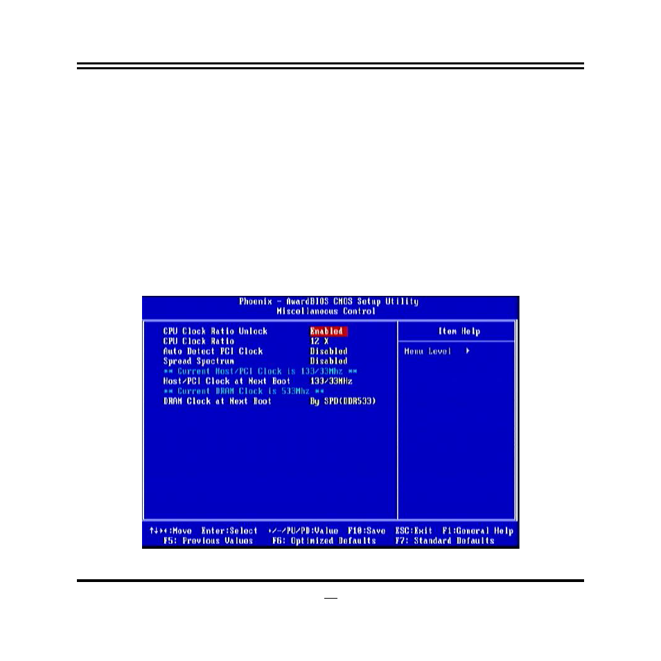 11 miscellaneous control, Cpu clock ratio unclock | Jetway Computer NF92 User Manual | Page 41 / 43