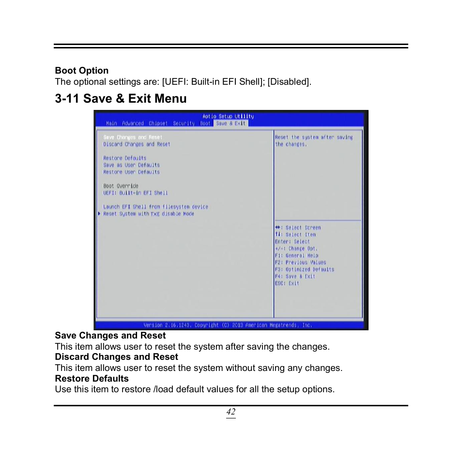 11 save & exit menu | Jetway Computer NF3A User Manual | Page 47 / 48