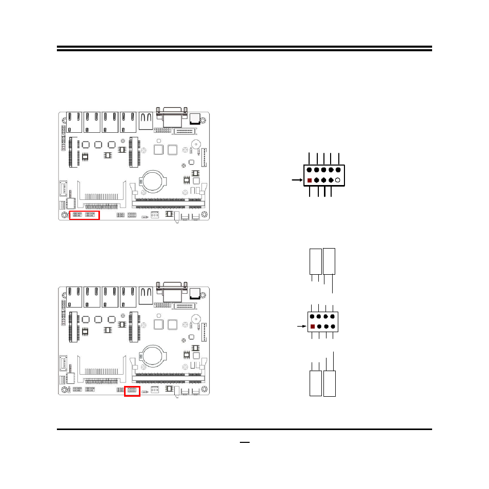 2-2 headers, 2) jw-fp: (8-pin) front panel header | Jetway Computer NF38QLB User Manual | Page 18 / 46
