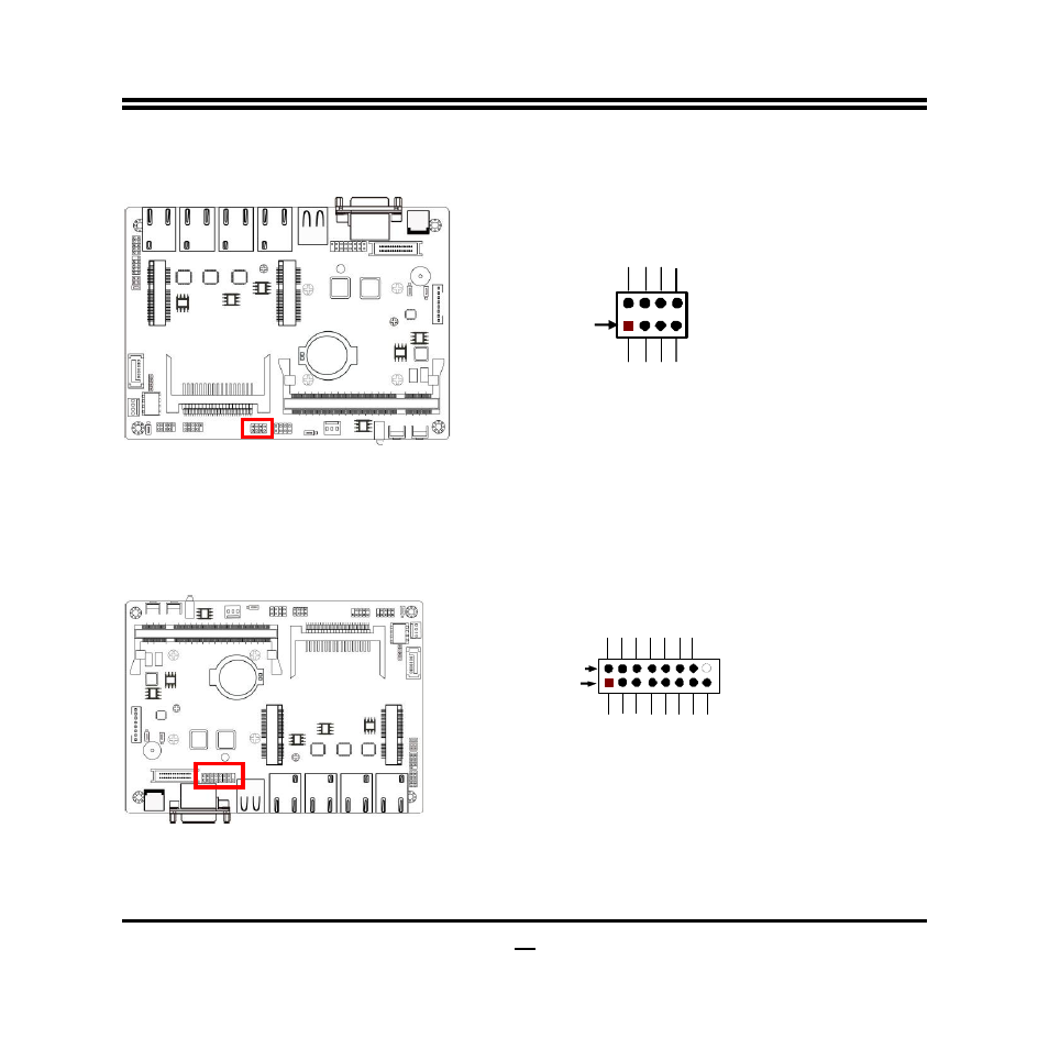 14 (3)lanled (8-pin): lanled header, 4) vga (15-pin): vga header | Jetway Computer NF38QLB User Manual | Page 19 / 46