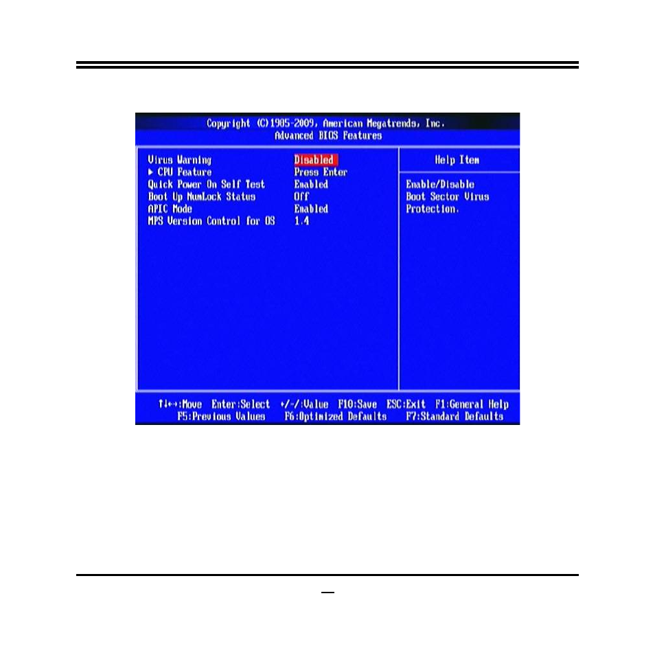 5 advanced bios features | Jetway Computer NF38QLB User Manual | Page 29 / 46