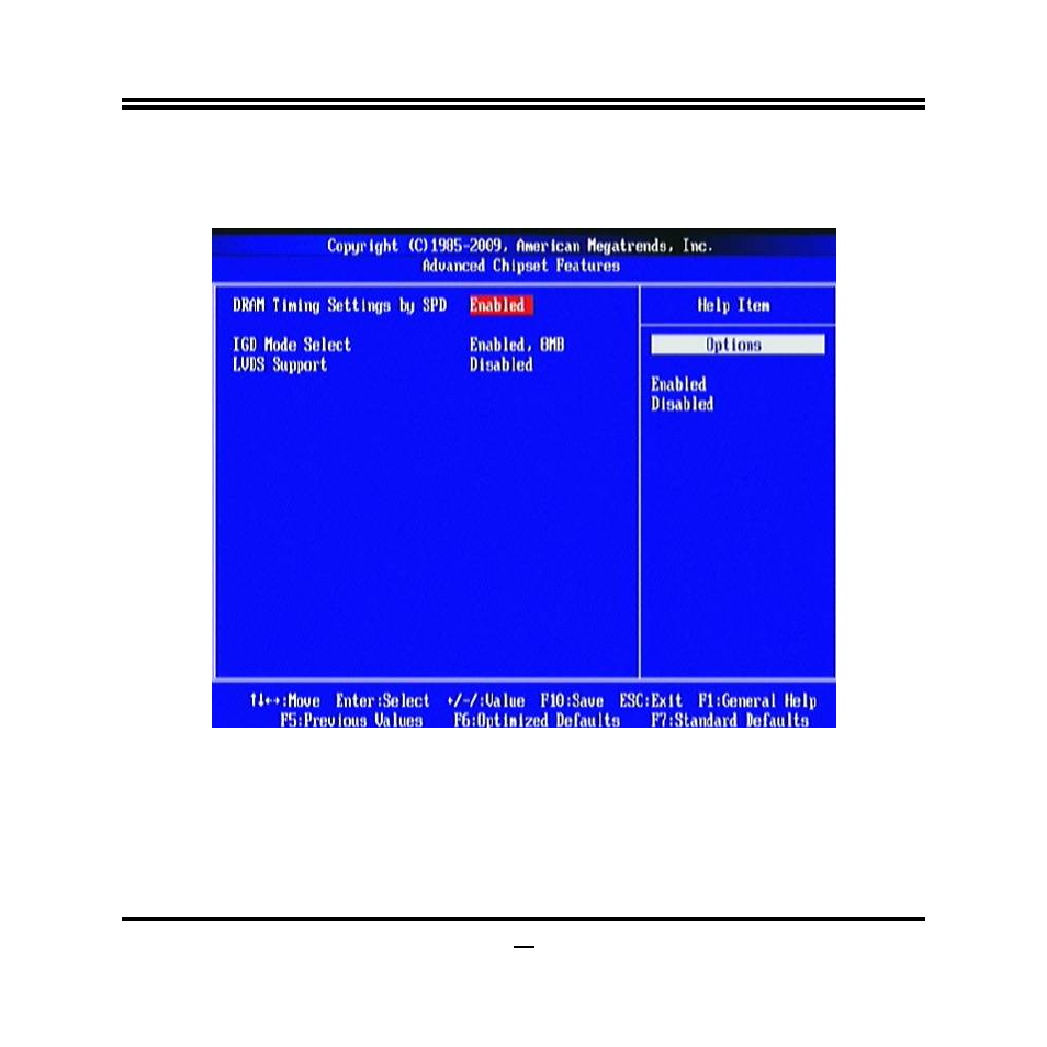 6 advanced chipset features | Jetway Computer NF38QLB User Manual | Page 32 / 46