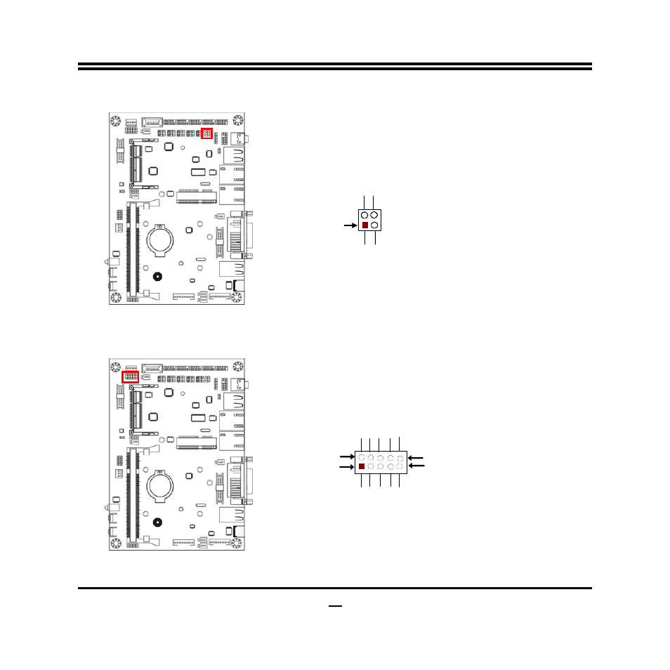 7) gpio header (10-pin): gpio1 | Jetway Computer NF36 User Manual | Page 23 / 46