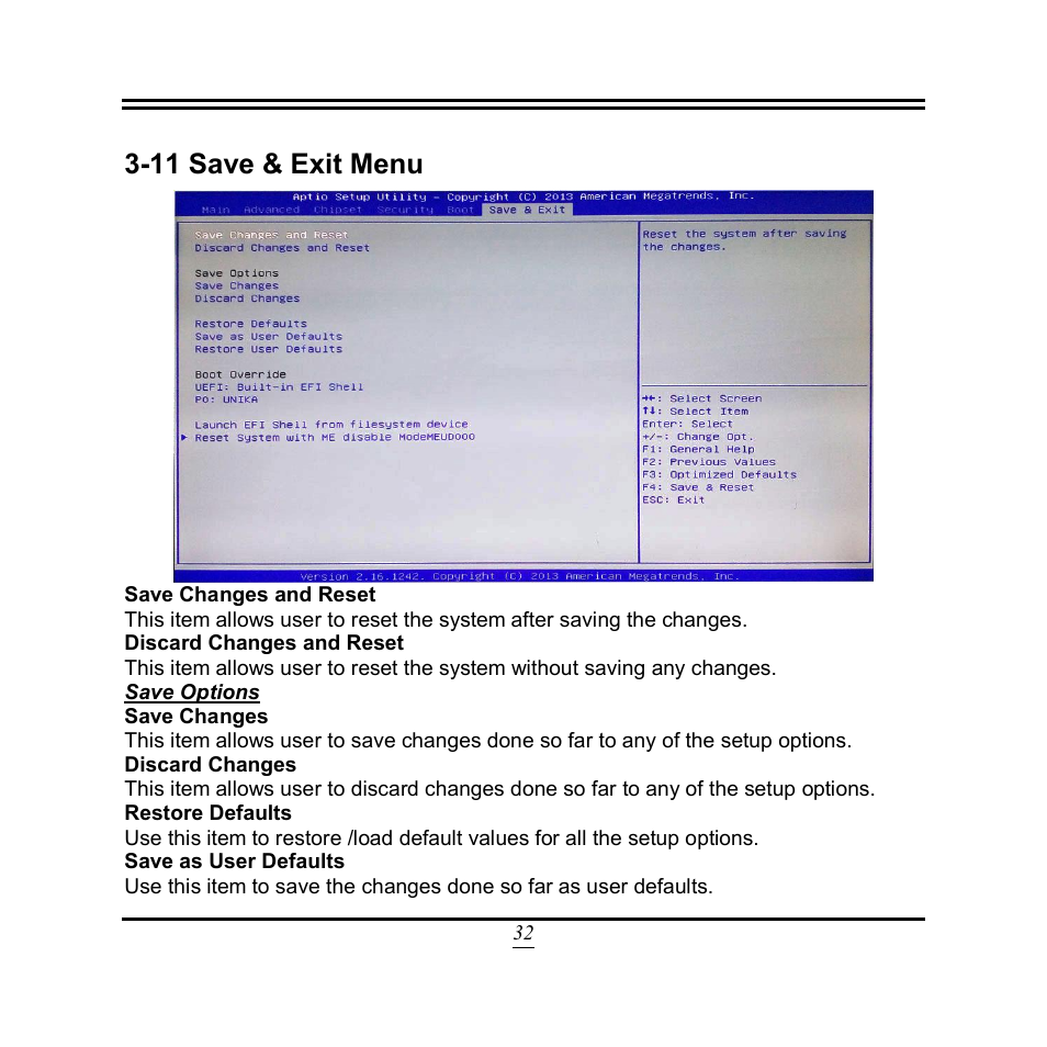 11 save & exit menu | Jetway Computer NU93 User Manual | Page 37 / 38