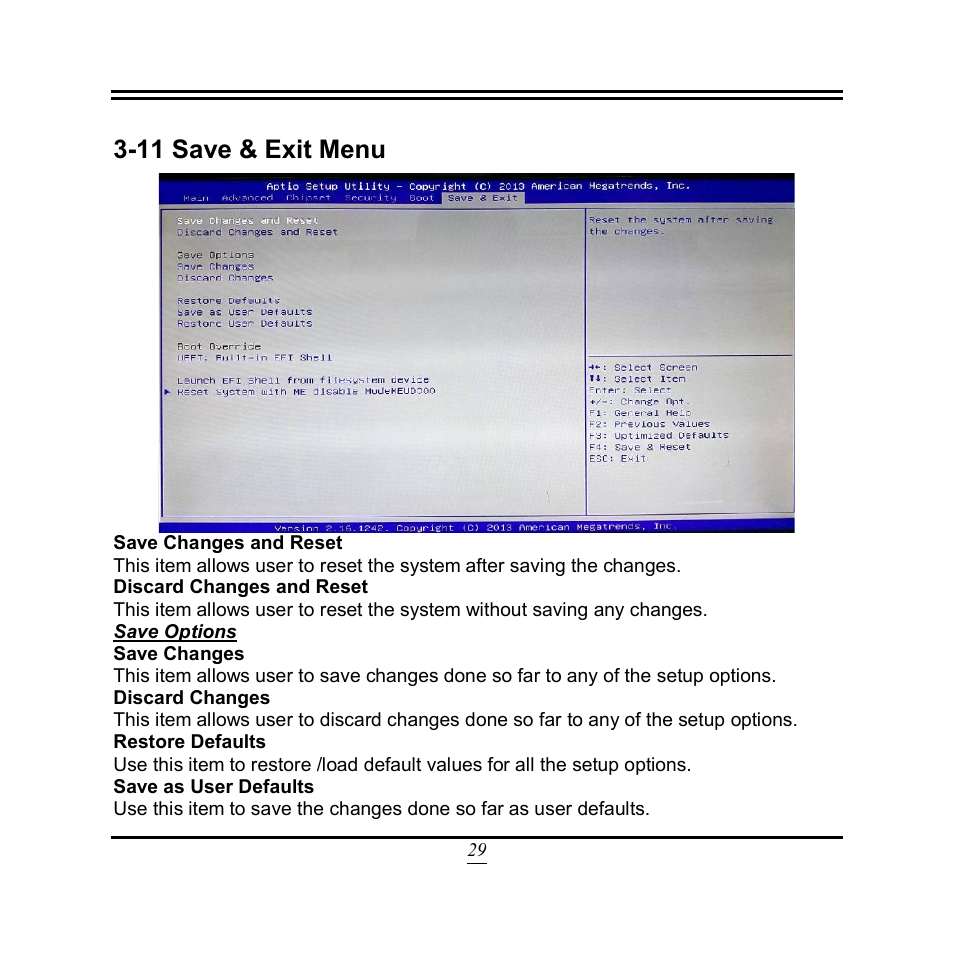 11 save & exit menu | Jetway Computer NU91 User Manual | Page 34 / 35