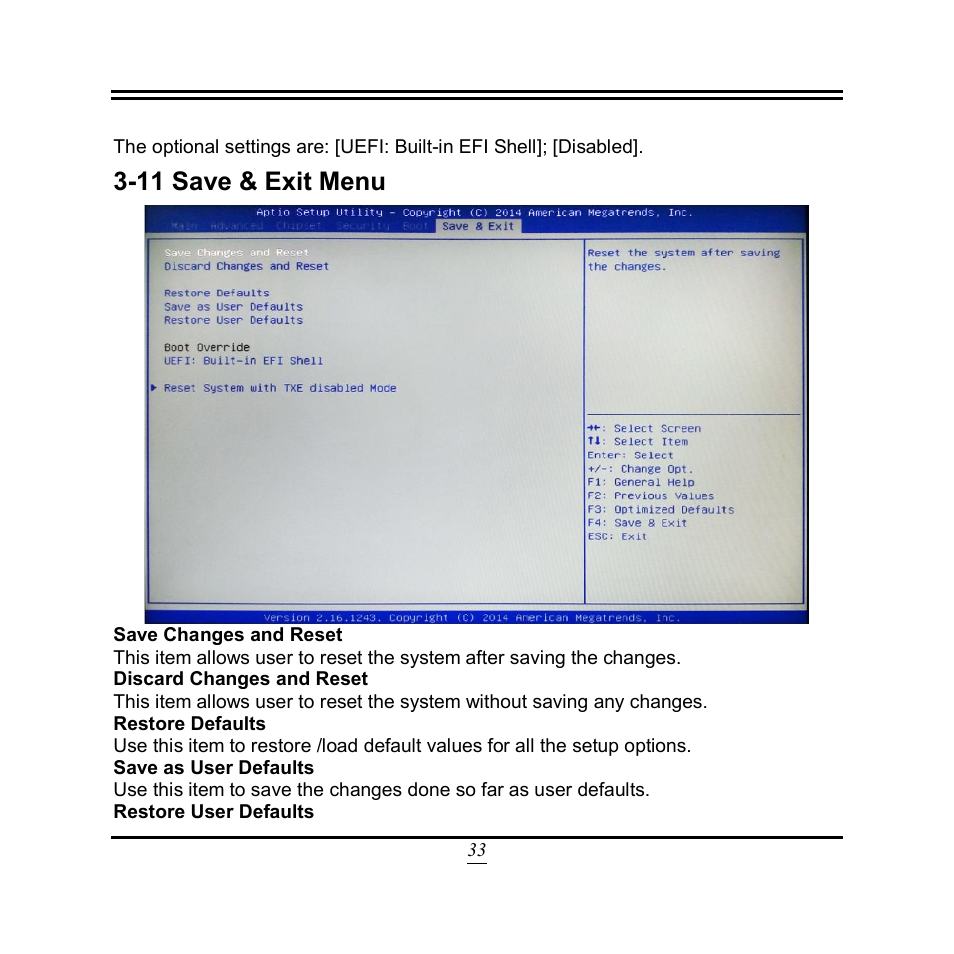 11 save & exit menu | Jetway Computer NP93 User Manual | Page 38 / 39