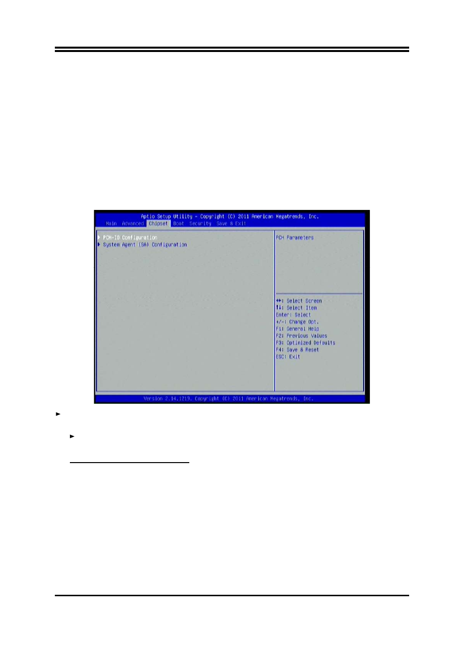 8 chipset menu | Jetway Computer NAF93-Q77 User Manual | Page 33 / 38