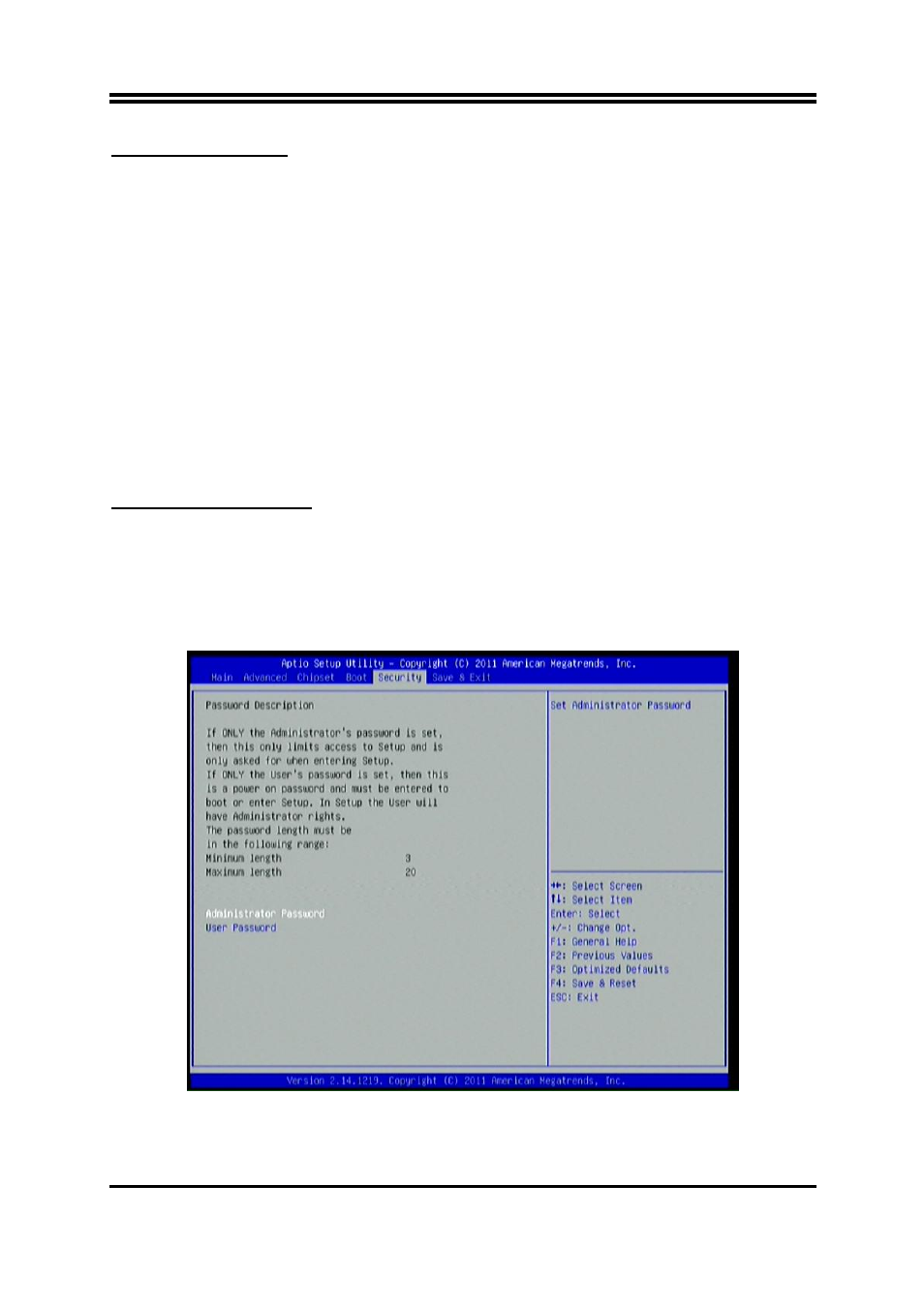 10 security menu | Jetway Computer NAF93-Q77 User Manual | Page 37 / 38
