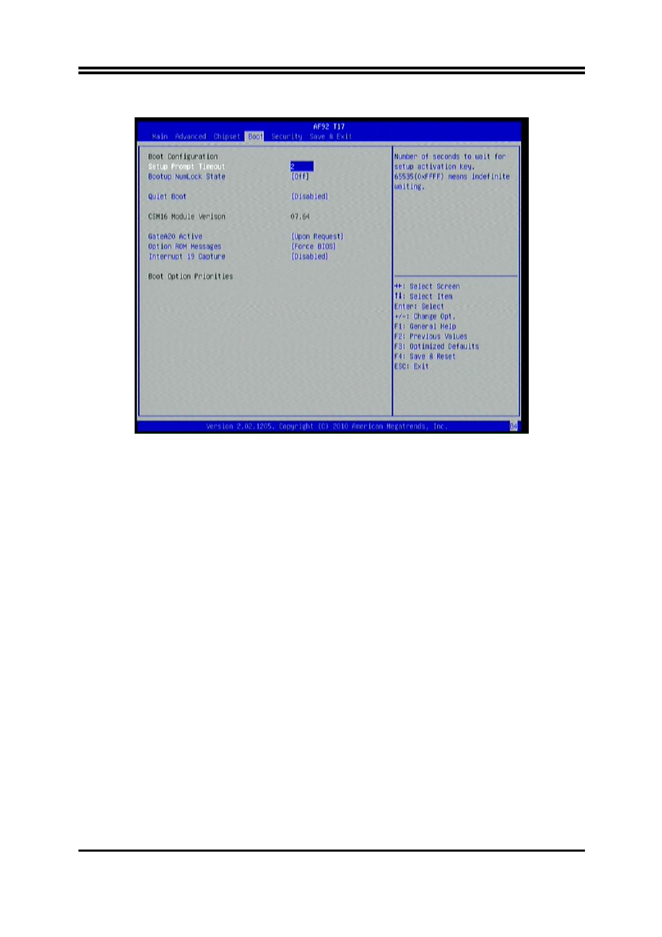 9 boot menu | Jetway Computer NAF92-Q67 User Manual | Page 33 / 35