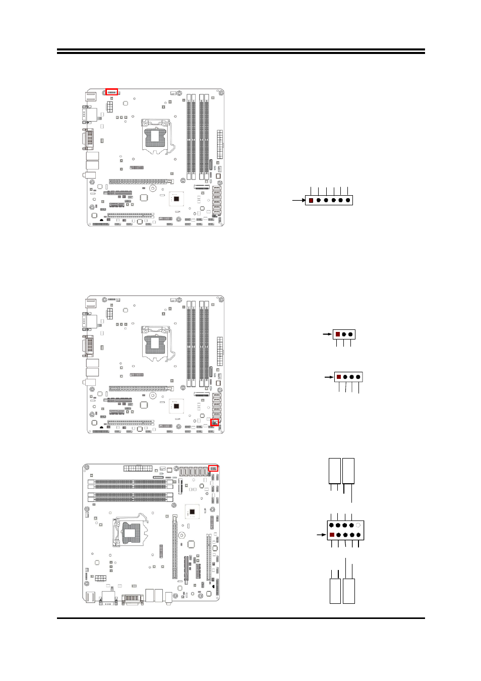 3) kbms (6-pin): ps/2 keyboard & mouse header, 6) jw-fp (9-pin): front panel header | Jetway Computer NMF93-Q77 User Manual | Page 15 / 34