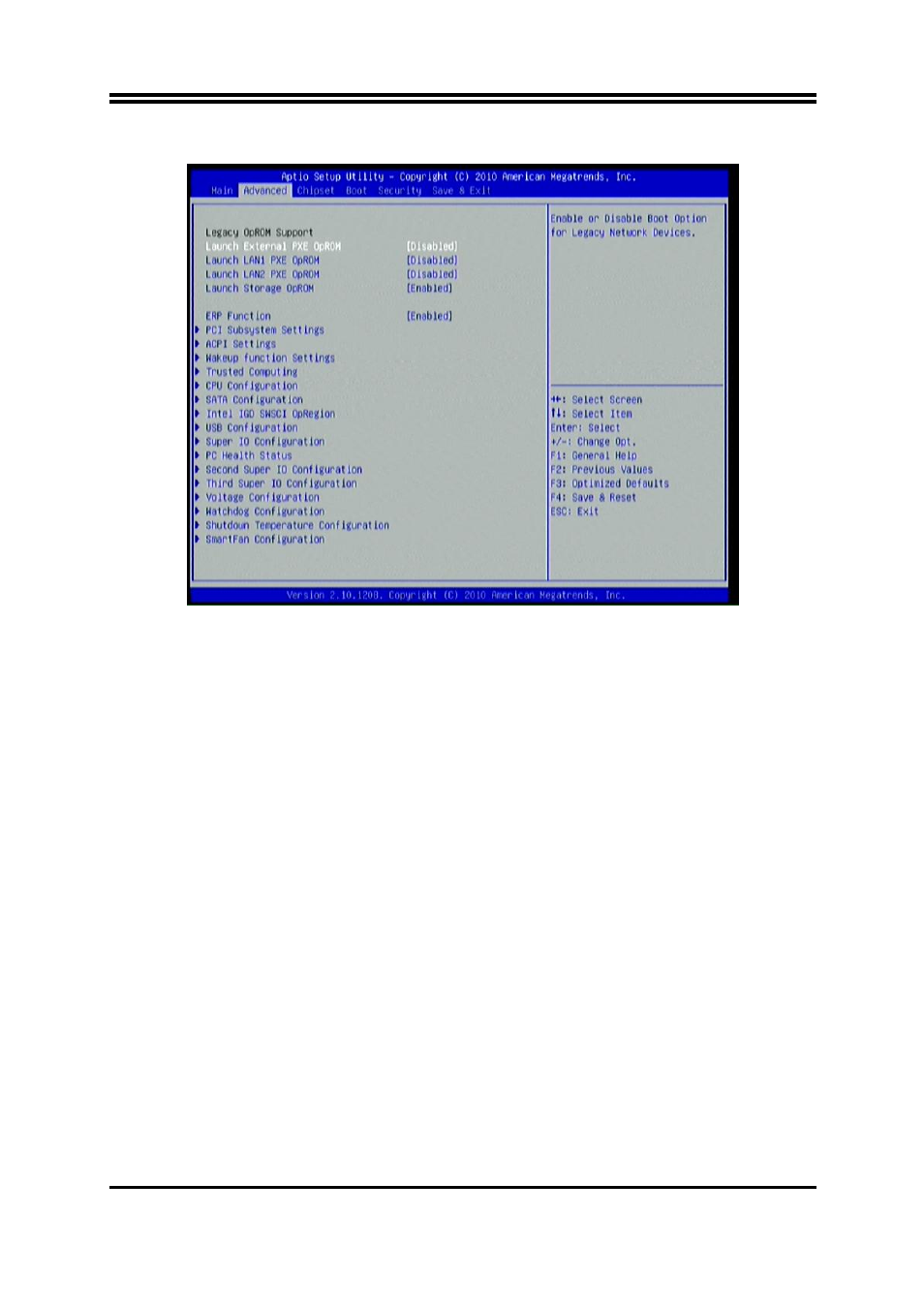 7 advanced menu | Jetway Computer NMF92-H61 User Manual | Page 24 / 35
