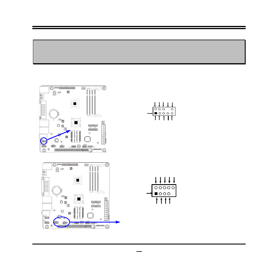 2-2 headers, 1) front panel audio (9-pin): audio1, 2) usb port headers (9-pin): usb1/usb2 | Usb port header | Jetway Computer NF81 User Manual | Page 16 / 35
