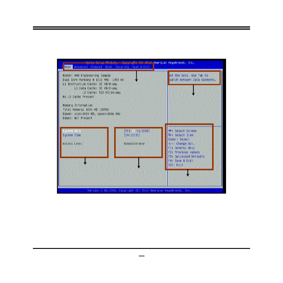 2 bios menu screen | Jetway Computer NF81 User Manual | Page 23 / 35