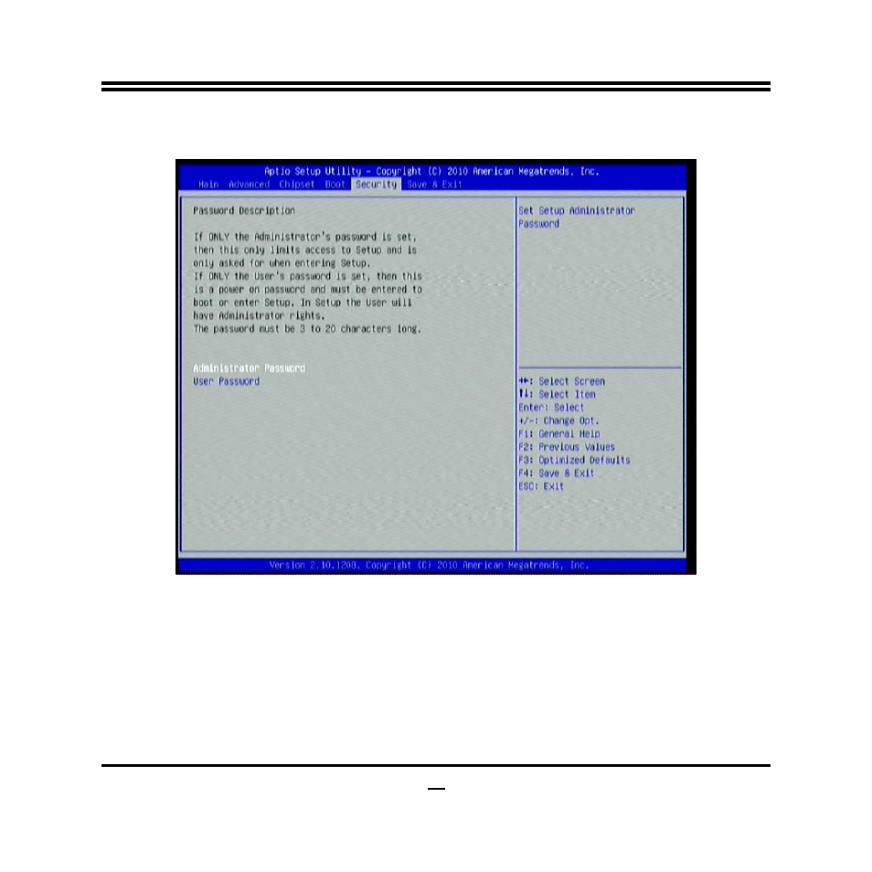 10 security menu | Jetway Computer NF81 User Manual | Page 34 / 35