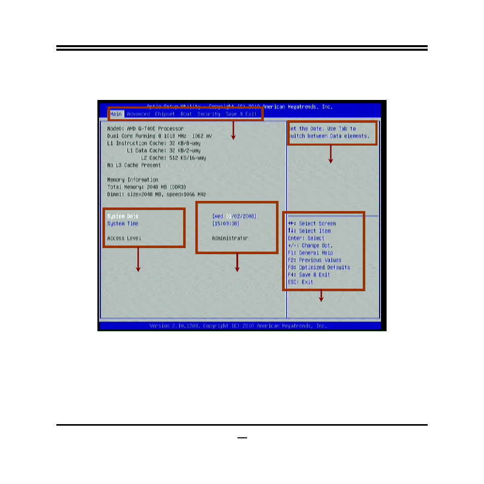 2 bios menu screen | Jetway Computer NF35 v.4.0 User Manual | Page 21 / 34