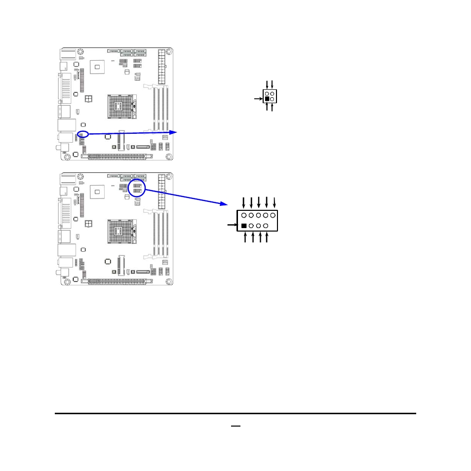 Usb port header | Jetway Computer NC9BU User Manual | Page 21 / 40