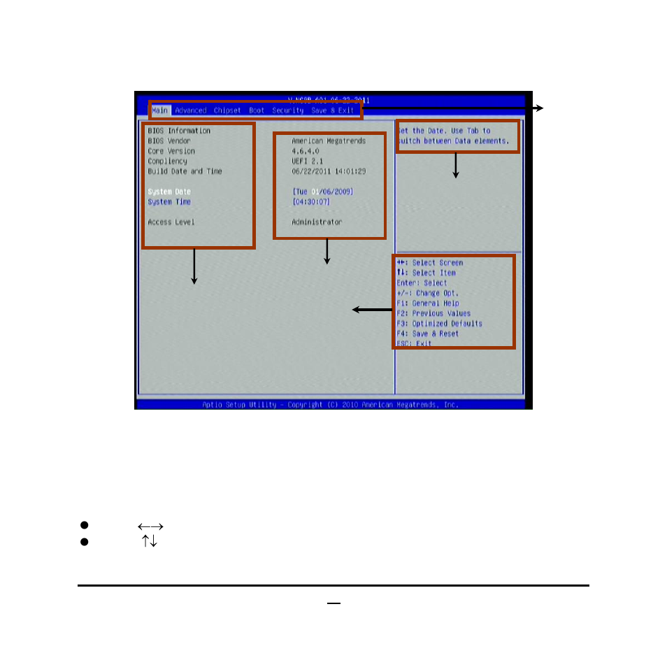 2 bios menu screen, 3 function key | Jetway Computer NC9BU User Manual | Page 25 / 40