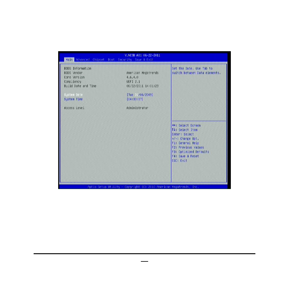 6 main menu | Jetway Computer NC9BU User Manual | Page 27 / 40