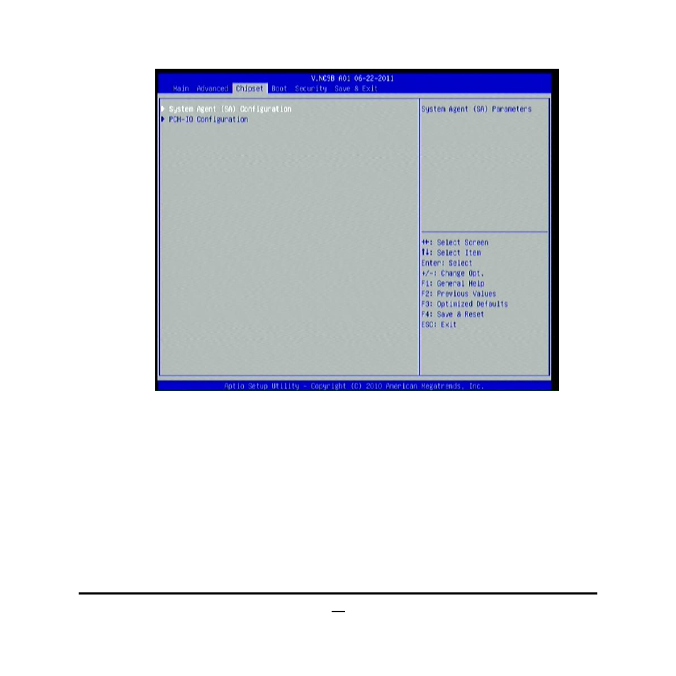 8 chipset menu | Jetway Computer NC9BU User Manual | Page 34 / 40