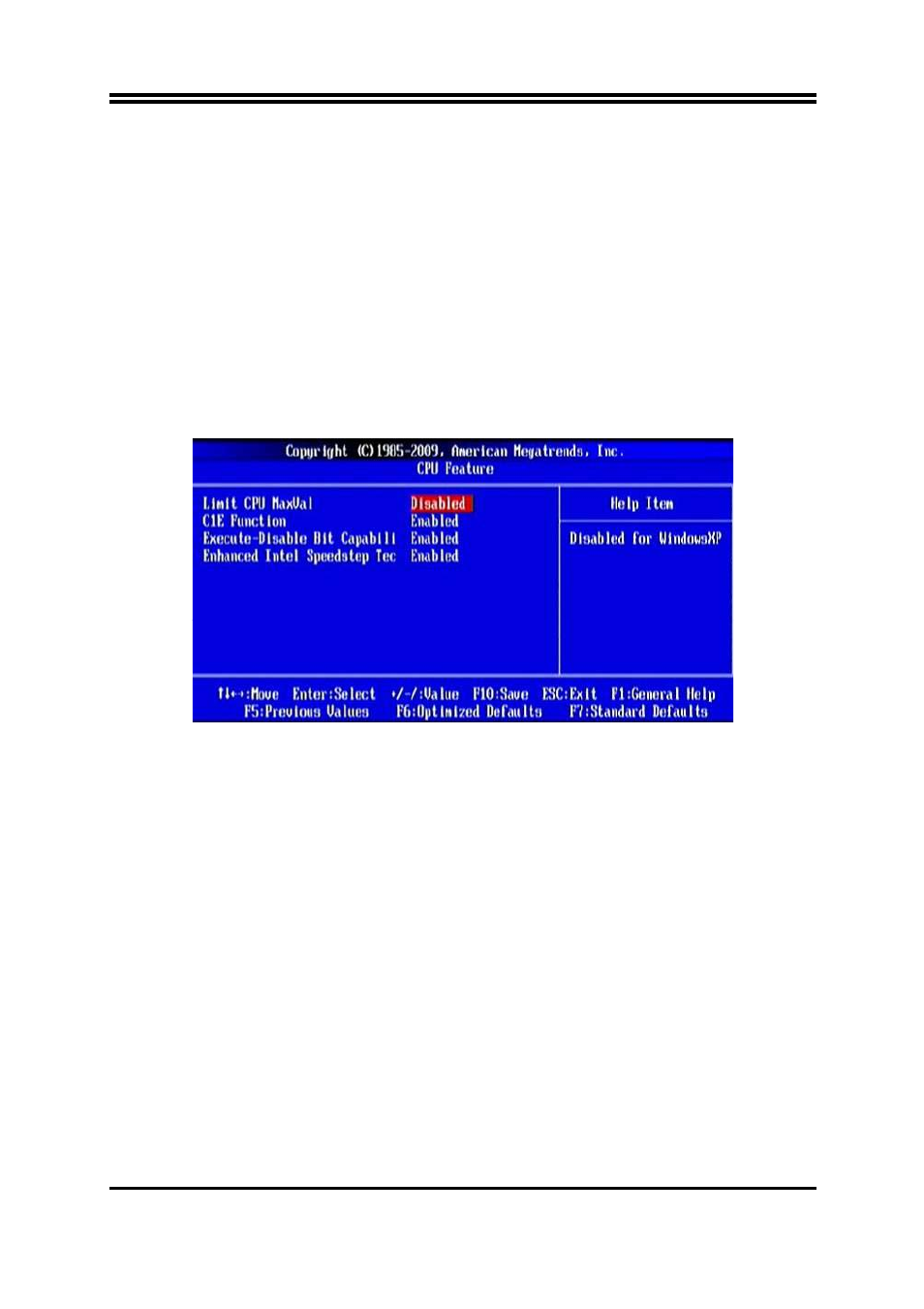 5-1 cpu feature, 6 advanced chipset features | Jetway Computer NMF91-G41 User Manual | Page 24 / 33