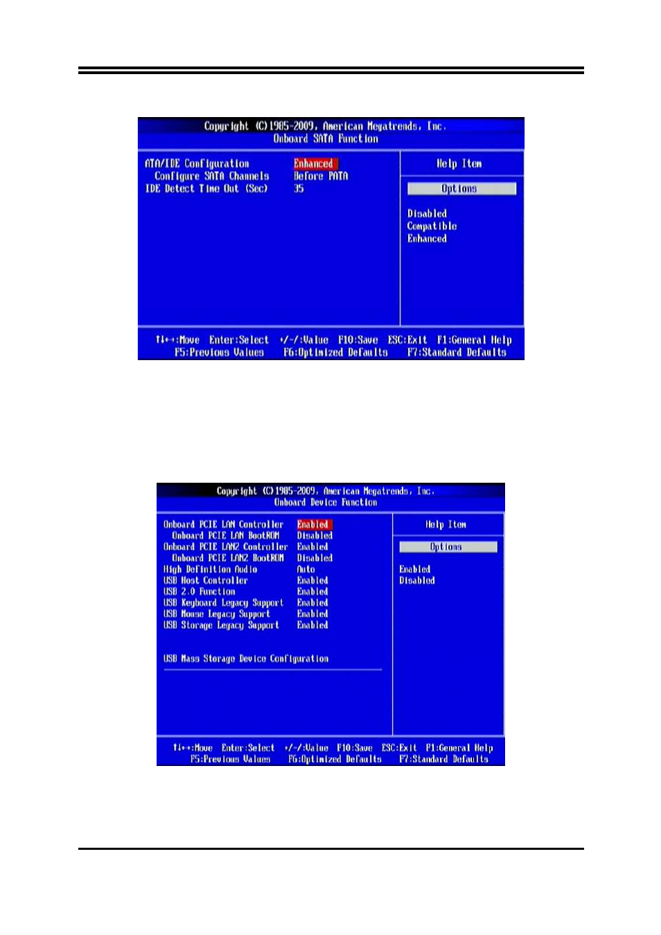 7-1 onboard sata function, 7-2 onboard device function | Jetway Computer NMF91-G41 User Manual | Page 26 / 33