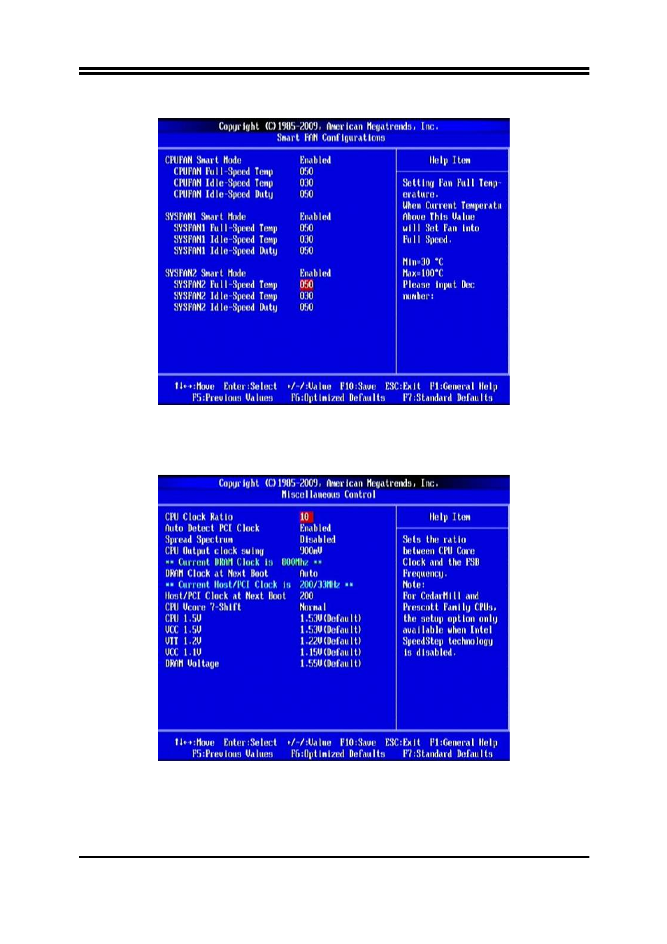 10-1 smart fan configuration, 11 miscellaneous control | Jetway Computer NMF91-G41 User Manual | Page 31 / 33