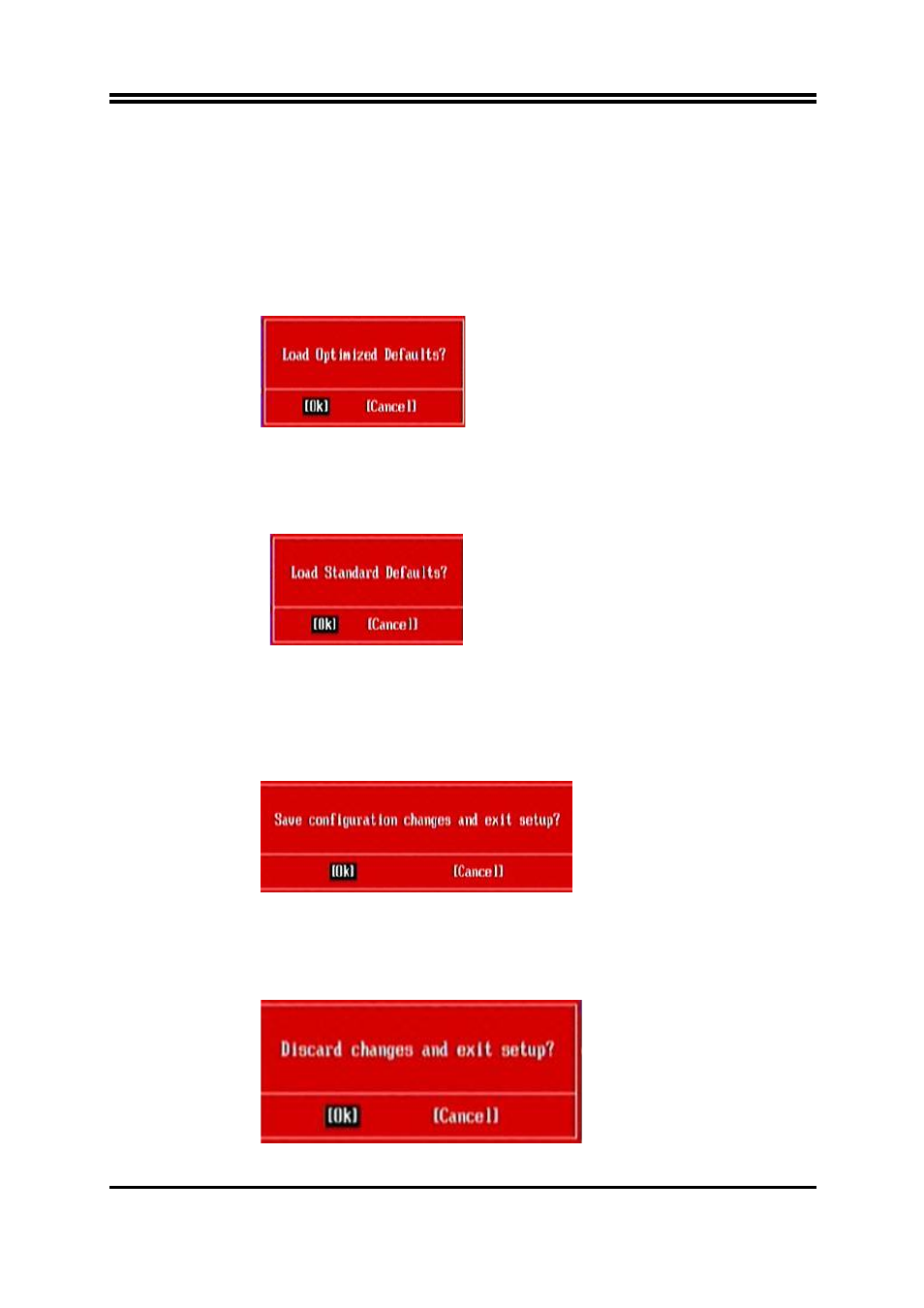 13 load optimized /standard defaults, 14 save & exit setup/ exit without saving | Jetway Computer NMF91-G41 User Manual | Page 33 / 33